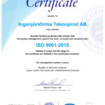 Certificate ISO 9001